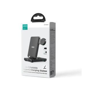 Joyroom JR-WQS02 4 in 1 Magnetic Charging Station for phone for watch for earphone Type-C/Lightning